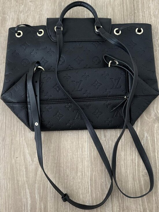 Black Louis Vuitton Montsouris backpack
